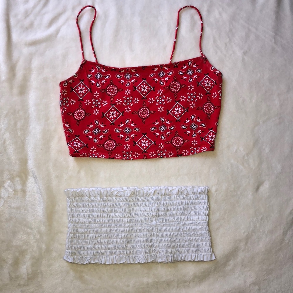 2 size S crop tops - Charlotte Russe / Brandy